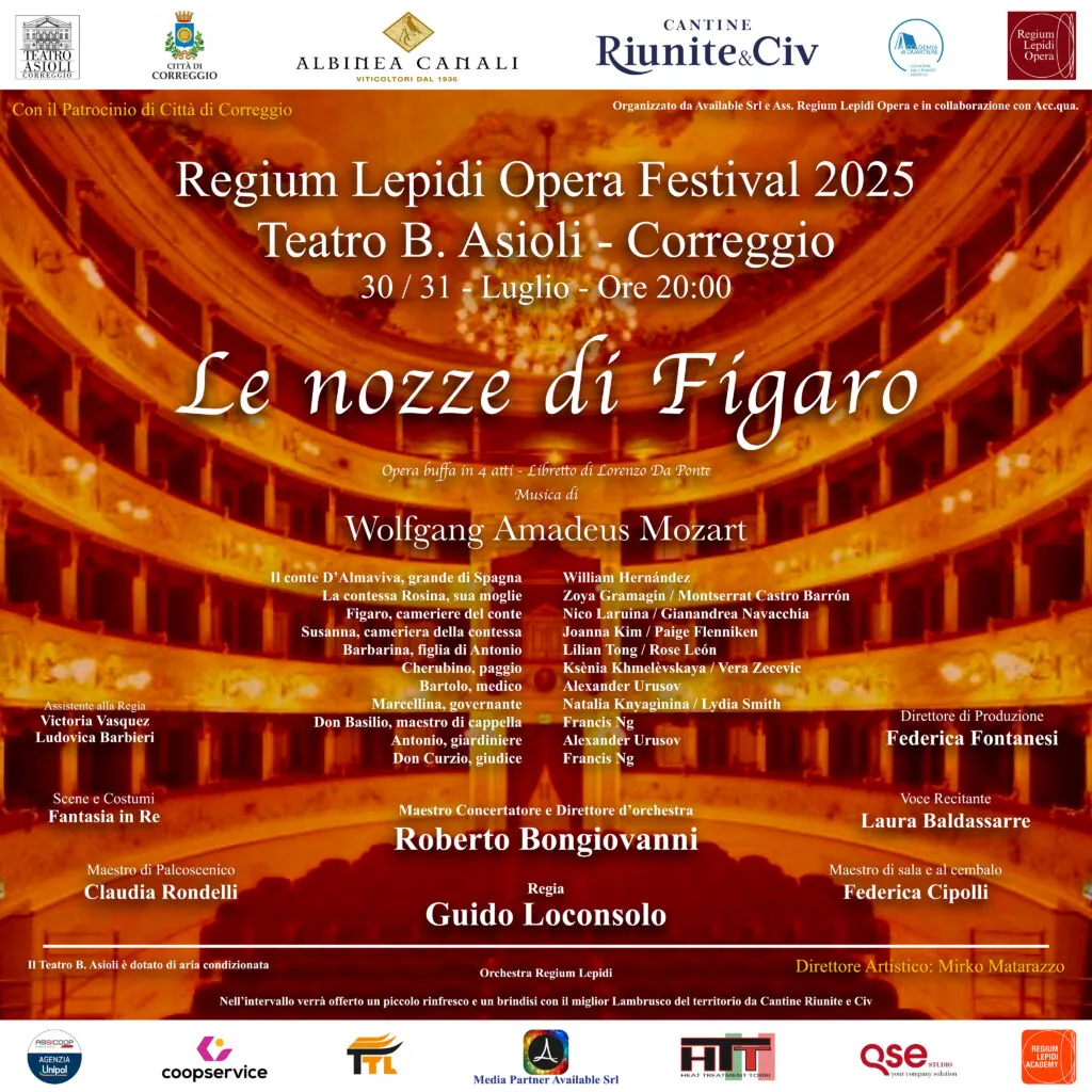 Locandina: Le nozze di Figaro